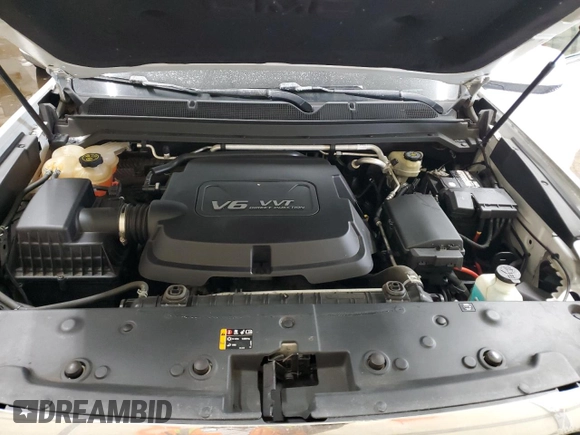 2015 GMC Canyon 4WD SLE with VIN 1GTG6BE32F1261399, listed as a Copart auction lot 43572805 with 145,113 mi miles and Salvage Title. Bid and sale history available at carsss.com. Image 11.