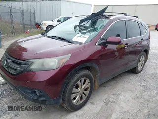 2013 Honda CR-V EX-L with VIN 5J6RM3H79DL049209, listed as a IAAI auction lot 41954539 with 298,085 mi miles and . Bid and sale history available at DreamBid. Image 2.