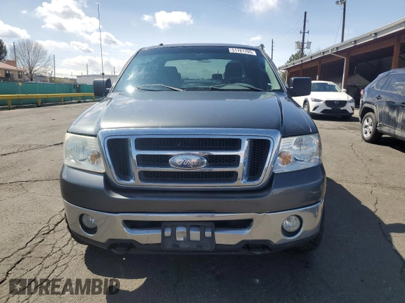 2007 Ford F-150 XLT with VIN 1FTPW14V17KC39418, listed as a Copart auction lot 51781705 with 151,304 mi miles and Salvage Title. Bid and sale history available at carsss.com. Image 5.