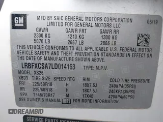 2020 Buick Envision Essence with VIN LRBFXCSA7LD014163, listed as a IAAI auction lot 41102656 with 23,277 mi miles and . Bid and sale history available at carsss.com. Image 9.
