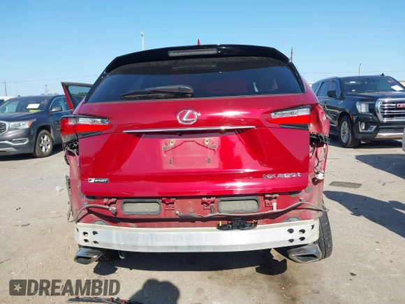 2016 Lexus NX 200t with VIN JTJYARBZ3G2025664, listed as a IAAI auction lot 41999577 with 162,532 mi miles and . Bid and sale history available at DreamBid. Image 6.
