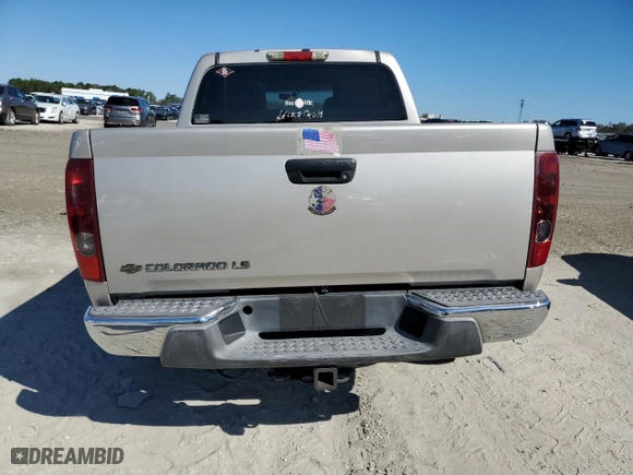 2005 Chevrolet Colorado 1SE LS Z71 with VIN 1GCDS136458206657, listed as a Copart auction lot 47280855 with 0 mi miles and Salvage Title. Bid and sale history available at carsss.com. Image 6.
