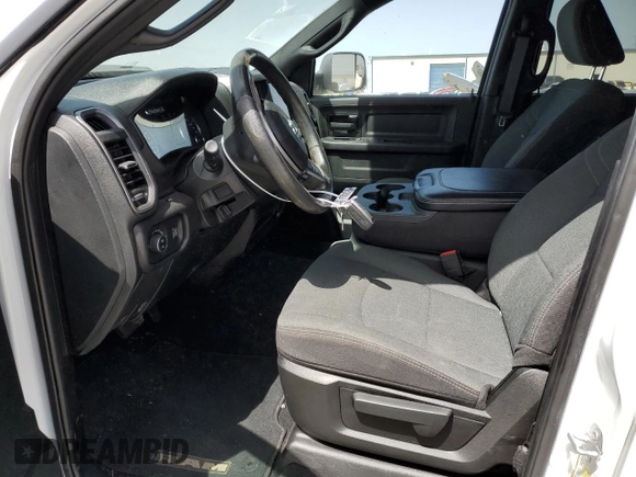 2022 Ram 2500 Tradesman with VIN 3C6UR5HJ9NG423994, listed as a Copart auction lot 65368954 with 7,868 mi miles and Salvage title. Bid and sale history available at DreamBid. Image 7.