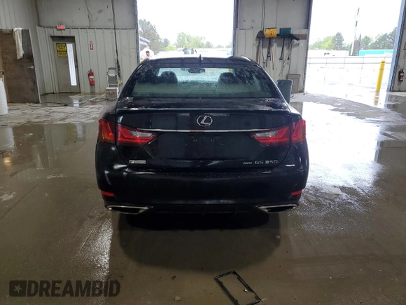 2015 Lexus GS 350 with VIN JTHCE1BL9FA007381, listed as a Copart auction lot 56608265 with 60,452 mi miles and Salvage title. Bid and sale history available at DreamBid. Image 6.