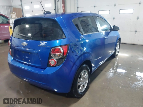 2016 Chevrolet Sonic LT with VIN 1G1JC6SH5G4163790, listed as a IAAI auction lot 41629040 with 82,381 mi miles. Bid and sale history available at carsss.com. Image 4.