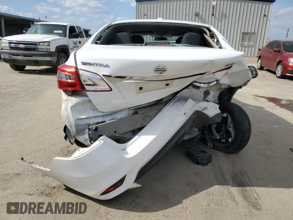 2019 Nissan Sentra S with VIN 3N1AB7APXKY381841, listed as a Copart auction lot 54941965 with 229,992 mi miles and Salvage title. Bid and sale history available at DreamBid. Image 6.