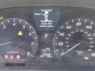 2009 Lexus LS 460 with VIN JTHBL46F895091293, listed as a IAAI auction lot 41825852 with 193,568 mi miles. Bid and sale history available at carsss.com. Image 7.