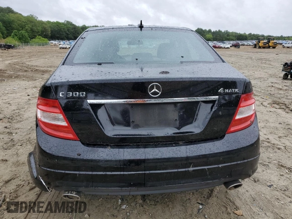 2011 Mercedes-Benz C 300 Sport with VIN WDDGF8BB5BR174600, listed as a Copart auction lot 56768265 with 142,253 mi miles and Salvage title. Bid and sale history available at DreamBid. Image 6.