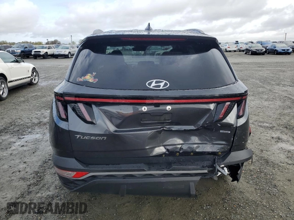 2023 Hyundai Tucson SEL z VIN 5NMJFCAE2PH220698, wystawiony jako Copart lot #49456995 z przebiegiem 14 136 mil mil oraz Szkoda całkowita • Salvage title. Historia ofert i sprzedaży dostępna na DreamBid. Obrazek 6.