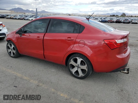 2012 Kia Rio LX with VIN KNADM4A31C6041886, listed as a Copart auction lot 49116205 with 160,011 mi miles and Salvage Title. Bid and sale history available at carsss.com. Image 2.