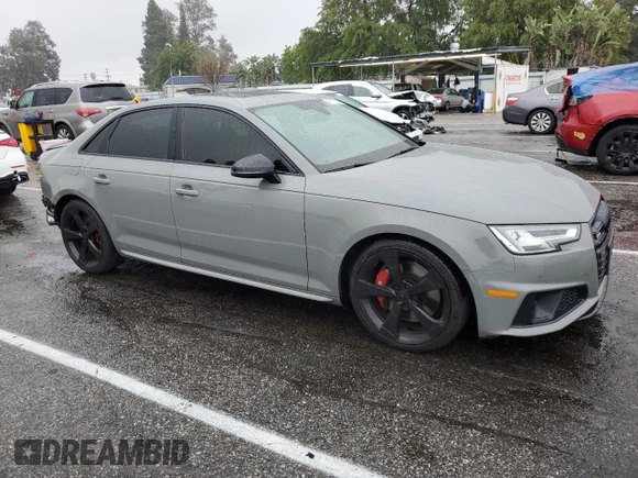 2019 Audi S4 Premium Plus with VIN WAUB4AF41KA074437, listed as a Copart auction lot 44713143 with 35,370 mi miles. Bid and sale history available at carsss.com. Image 4.