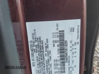 2013 Ford Fusion SE with VIN 3FA6P0HR7DR158209, listed as a Copart auction lot 56479295 with 86,344 mi miles and Salvage title. Bid and sale history available at DreamBid. Image 12.
