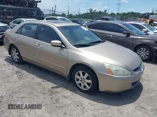 2005 Honda Accord EX-L z VIN 1HGCM66565A001583, wystawiony jako IAAI lot #42546316 z przebiegiem 299 321 mil mil oraz . Historia ofert i sprzedaży dostępna na DreamBid. Obrazek 1.