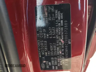 2011 Kia Sedona EX with VIN KNDMH4C7XB6372889, listed as a Copart auction lot 86370944 with 212,233 mi miles and Salvage Title. Bid and sale history available at carsss.com. Image 13.