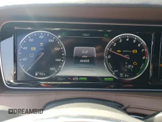 2017 Mercedes-Benz S 550e with VIN WDDUG6DBXHA289413, listed as a Copart auction lot 60136854 with 46,405 mi miles and Salvage Title. Bid and sale history available at DreamBid. Image 9.