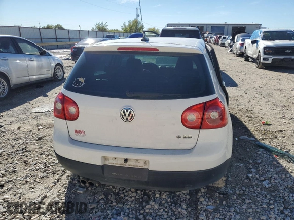 2008 Volkswagen Rabbit S with VIN WVWDB71K08W335787, listed as a Copart auction lot 80062754 with 145,248 mi miles and Salvage title. Bid and sale history available at DreamBid. Image 6.