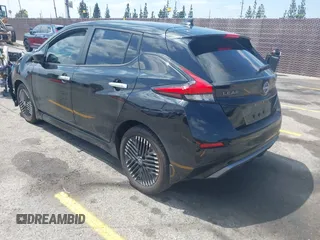 2024 Nissan LEAF SV Plus with VIN 1N4CZ1CV7PC562041, listed as a IAAI auction lot 42142283 with 8,580 mi miles and . Bid and sale history available at DreamBid. Image 3.
