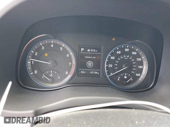 2018 Hyundai Kona SEL with VIN KM8K22AA8JU071216, listed as a Copart auction lot 51613875 with 67,134 mi miles and Salvage Title. Bid and sale history available at DreamBid. Image 9.