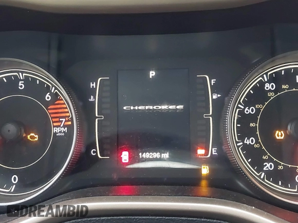 2016 Jeep Cherokee Latitude with VIN 1C4PJMCB3GW193834, listed as a IAAI auction lot 41675853 with 149,296 mi miles. Bid and sale history available at carsss.com. Image 7.
