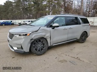 2022 Kia Carnival SX Prestige with VIN KNDNE5H32N6070848, listed as a Copart auction lot 47316935 with 71,295 mi miles and Salvage Title. Bid and sale history available at carsss.com. Image 1.