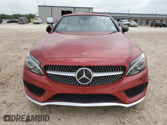 2018 Mercedes-Benz C 300 with VIN WDDWK4JB7JF714207, listed as a Copart auction lot 55471905 with 34,716 mi miles and Salvage title. Bid and sale history available at DreamBid. Image 5.