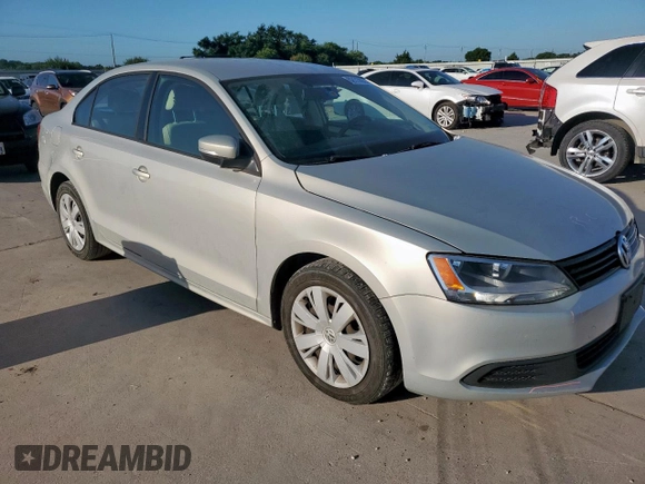 2012 Volkswagen Jetta SE with VIN 3VWDX7AJXCM341336, listed as a Copart auction lot 62117055 with 110,492 mi miles and Salvage title. Bid and sale history available at DreamBid. Image 4.