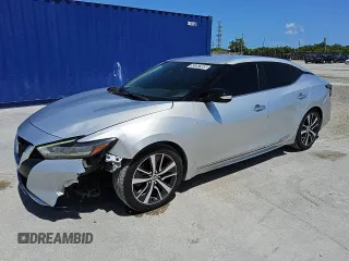 2020 Nissan Maxima SV with VIN 1N4AA6CV9LC369122, listed as a Copart auction lot 55387505 with 70,553 mi miles and Clean title. Bid and sale history available at DreamBid. Image 1.