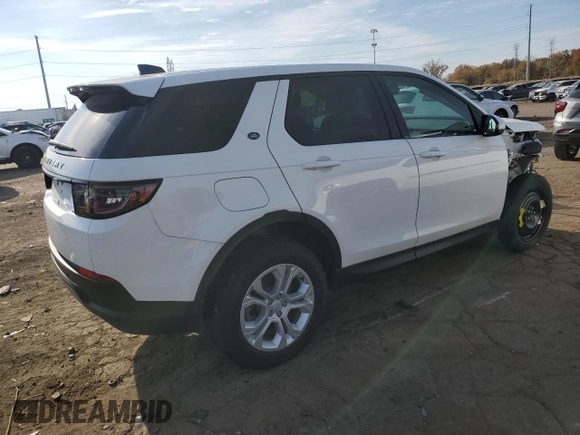 2023 Land Rover Discovery Sport S with VIN SALCJ2FX0PH321907, listed as a Copart auction lot 77419534 with 18,089 mi miles and Salvage Title. Bid and sale history available at carsss.com. Image 3.