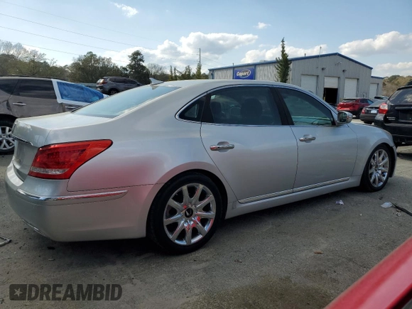 2011 Hyundai Equus Ultimate z VIN KMHGH4JF6BU029267, wystawiony jako Copart lot #48927085 z przebiegiem 113 079 mil mil oraz Szkoda całkowita • Salvage title. Historia ofert i sprzedaży dostępna na DreamBid. Obrazek 3.