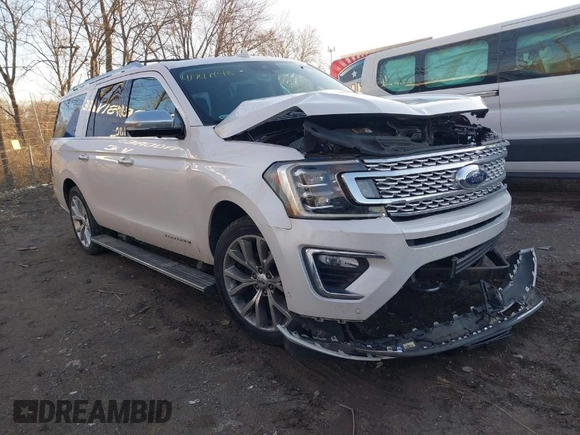2018 Ford Expedition Max Platinum z VIN 1FMJK1MT3JEA09672, wystawiony jako IAAI lot #41747148 z przebiegiem 126 149 mil mil oraz . Historia ofert i sprzedaży dostępna na DreamBid. Obrazek 1.