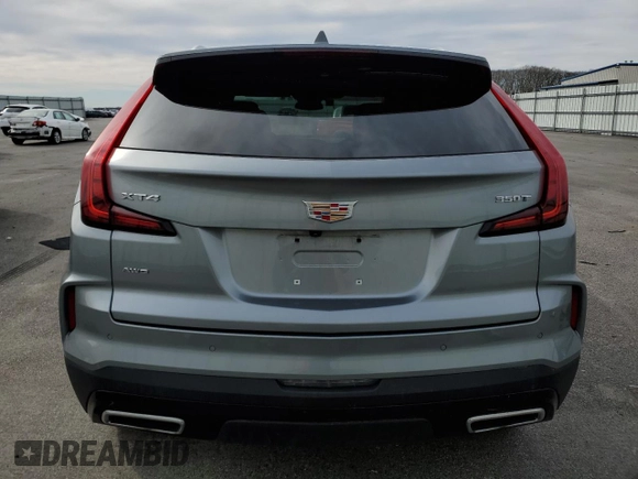 2024 Cadillac XT4 AWD Premium Luxury with VIN 1GYFZDR42RF147048, listed as a Copart auction lot 49622465 with 18,367 mi miles and Salvage title. Bid and sale history available at DreamBid. Image 6.