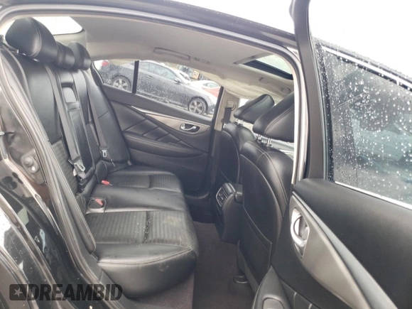 2017 Infiniti Q50 2.0t Sport with VIN JN1CV7AR2HM680236, listed as a Copart auction lot 71917884 with 84,212 mi miles and Salvage Title. Bid and sale history available at carsss.com. Image 10.