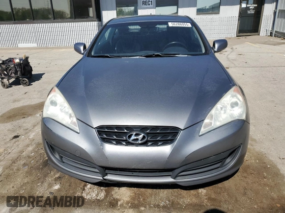 2010 Hyundai Genesis Coupe Premium with VIN KMHHT6KD9AU004230, listed as a Copart auction lot 56286055 with 199,511 mi miles and Salvage title. Bid and sale history available at DreamBid. Image 5.