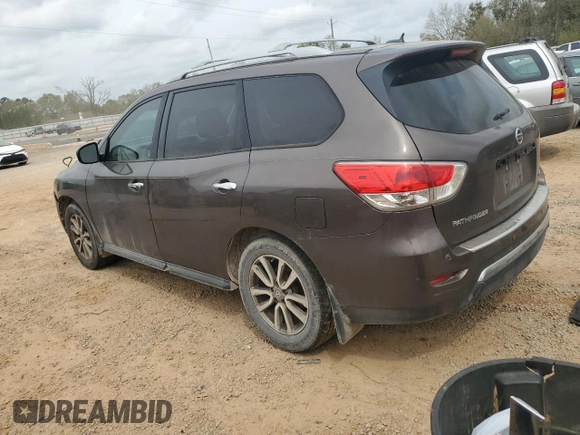 2015 Nissan Pathfinder Platinum with VIN 5N1AR2MN7FC713850, listed as a Copart auction lot 50427035 with 212,777 mi miles and Clean Title. Bid and sale history available at DreamBid. Image 2.
