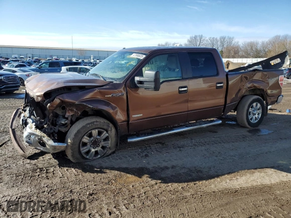 2011 Ford F-150 XLT with VIN 1FTFW1ET1BFC16361, listed as a Copart auction lot 47998835 with 205,744 mi miles and Clean Title. Bid and sale history available at carsss.com. Image 1.