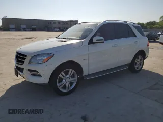 2012 Mercedes-Benz M 350 z VIN 4JGDA5HBXCA048116, wystawiony jako Copart lot #52337875 z przebiegiem 139 545 mil mil oraz Czysty tytuł • Clean title. Historia ofert i sprzedaży dostępna na DreamBid. Obrazek 1.