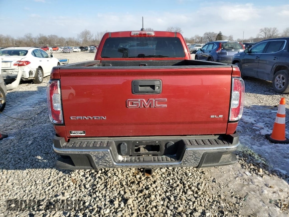2015 GMC Canyon 4WD SLE with VIN 1GTH6BE3XF1180185, listed as a Copart auction lot 89046915 with 0 mi miles and Salvage Title. Bid and sale history available at carsss.com. Image 6.