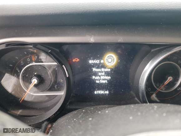 2019 Jeep Wrangler Unlimited Sport with VIN 1C4HJXDG8KW659203, listed as a Copart auction lot 45093855 with 61,934 mi miles and Salvage Title. Bid and sale history available at carsss.com. Image 9.