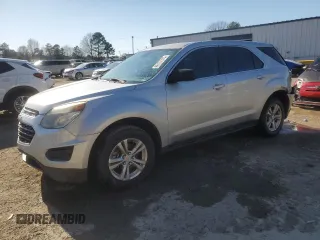 2017 Chevrolet Equinox LS with VIN 2GNALBEK1H1524489, listed as a Copart auction lot 46177015 with 143,742 mi miles and Salvage Title. Bid and sale history available at carsss.com. Image 1.