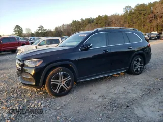 2021 Mercedes-Benz GLS 450 with VIN 4JGFF5KE0MA434252, listed as a Copart auction lot 44054854 with 79,043 mi miles and Salvage Title. Bid and sale history available at DreamBid. Image 1.