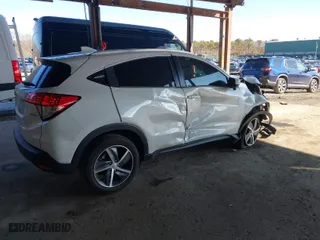 2022 Honda HR-V EX with VIN 3CZRU6H54NM771946, listed as a IAAI auction lot 41668430 with 29,102 mi miles. Bid and sale history available at carsss.com. Image 4.