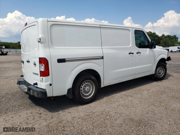 2020 Nissan NV Cargo S with VIN 1N6BF0KY7LN802396, listed as a Copart auction lot 59699594 with 91,332 mi miles and Non Repairable. Bid and sale history available at carsss.com. Image 3.