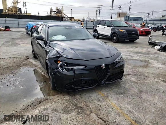 2022 Alfa Romeo Giulia Ti with VIN ZARFAMBN8N7666048, listed as a Copart auction lot 44265963 with 3,134 mi miles. Bid and sale history available at carsss.com. Image 11.