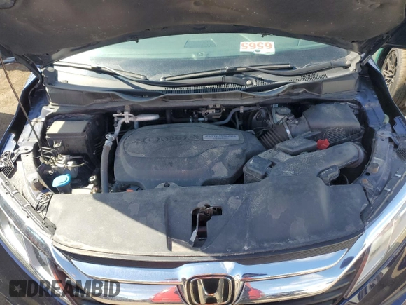 2020 Honda Odyssey EX-L with VIN 5FNRL6H7XLB044239, listed as a Copart auction lot 51140925 with 106,702 mi miles and Salvage Title. Bid and sale history available at carsss.com. Image 12.