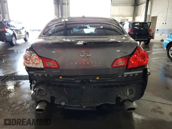 2015 Infiniti Q40 with VIN JN1CV6AR2FM520087, listed as a Copart auction lot 71186804 with 87,883 mi miles and Salvage Title. Bid and sale history available at carsss.com. Image 6.