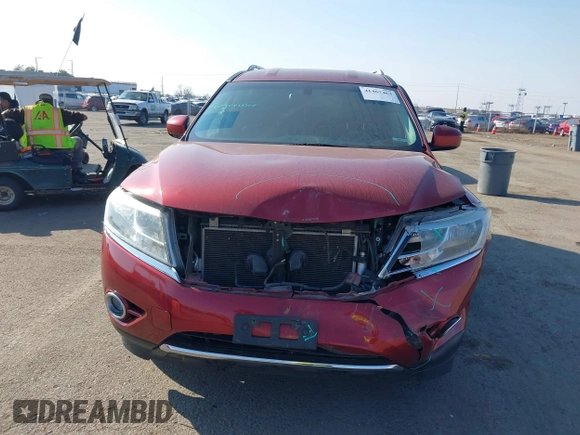 2016 Nissan Pathfinder Platinum with VIN 5N1AR2MM0GC659560, listed as a IAAI auction lot 41467463 with 119,660 mi miles and . Bid and sale history available at DreamBid. Image 6.