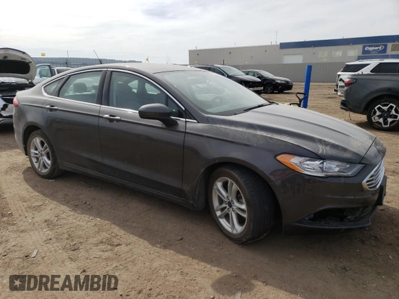 2018 Ford Fusion Hybrid S with VIN 3FA6P0UU8JR145166, listed as a Copart auction lot 48550275 with 55,356 mi miles and Salvage Title. Bid and sale history available at carsss.com. Image 4.