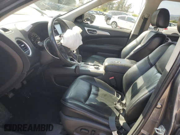 2018 Nissan Pathfinder SL with VIN 5N1DR2MM6JC666422, listed as a Copart auction lot 51626675 with 82,134 mi miles and Salvage title. Bid and sale history available at DreamBid. Image 7.