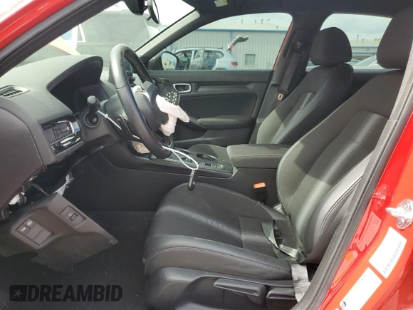 2023 Honda Civic Sport with VIN 2HGFE2F51PH545299, listed as a Copart auction lot 57341085 with 7,339 mi miles and Salvage title. Bid and sale history available at DreamBid. Image 7.