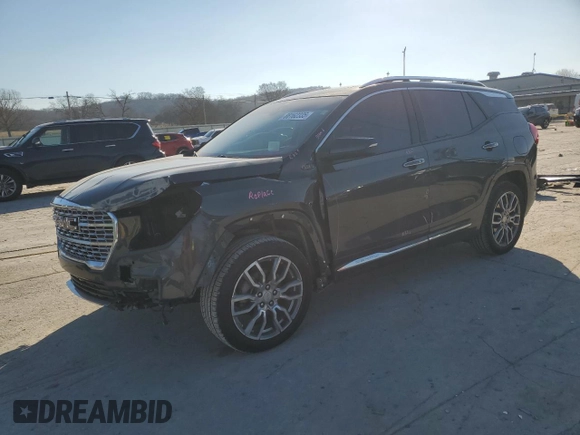 2022 GMC Terrain Denali with VIN 3GKALXEV1NL255229, listed as a Copart auction lot 88162335 with 41,835 mi miles and Salvage title. Bid and sale history available at DreamBid. Image 1.